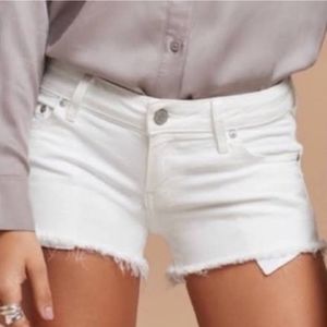 Aritzia Sunday Best White Denim Shorts